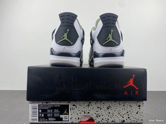 Kicktheory Seafoam Jordan 4 Air WMNS AQ9129-103 0728